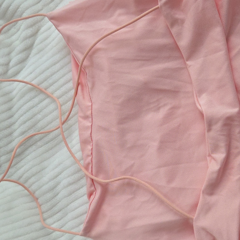 Pink Ruched Dress (XS) - Picture 6 of 6